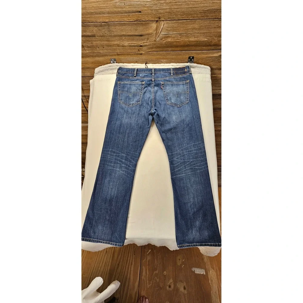 Levis 527 Slim Bootcut Mens Jeans 38x32 Medium Wash Denim 05527-0489